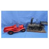 Metal Locomotive & Metal Truck