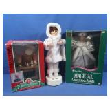 NIB Christmas Memories Motionettes, Fiber Optic
