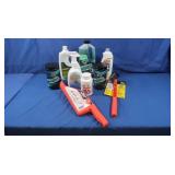 NIB Soft Scrub, Drainbo, The Works Basic, Zep