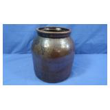 Glazed Stoneware Crock (good cond)