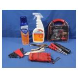 Tool Set, Star Wrenches, New Sanitizing Spray,