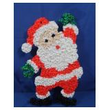 Vintage Melted Popcorn-Santa