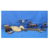 Wooden Carved Items-Birds, Horses