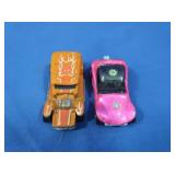 2 Red Line Hot Wheels (bottoms worn)