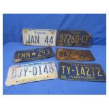 Vintage License Plates