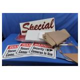 Security Camera Signs, Circular & Rectangular