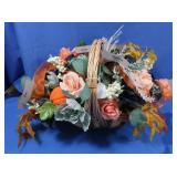 Lg Fall Silk Centerpiece Basket