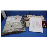 2 Memorial Throws-1 Cardinal, 1 Jesus