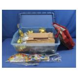 Various Mylar Balloons, Balloon Weights, Sticks