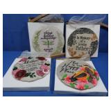 4 Stepping Stones-Dragonfly, Mother, Father,