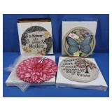 4 Stepping Stones-Teacher, Butterfly, Dahlia,