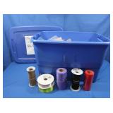 Asst Ribbon & Tulle w/Tote