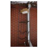 3 Shelf Metal Corner Shelf Stand 25"Wx18"Dx8