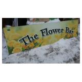 "The Flower Bar" Sign-7