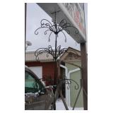 Metal Spinning Flower Rack