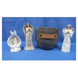 3 Angel Figurines