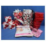 Valentines Day Mylar Balloons, Mugs, Plastic
