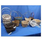 Basket Lot-some w/Plastic Inserts