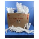 14-3ft White Artificial Christmas Trees