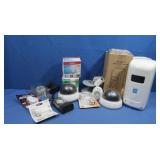 Light Bulbs, 2 Soap Dispensers, Door Alarm