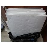 Poster Board-13 Large, 12 White, 1 Small Black &