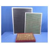 2 Sign Boards w/Plastic Letters