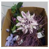 Purple/Violet/Lavender Silk Flowers