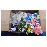 Various Colored Silk Flowers