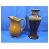 Ceramic Pitcher & Vase