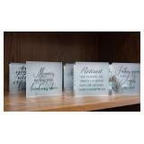 9 Mirrored Glass Electric Votive Holders (various