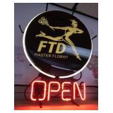 FTD/Open Sign (lights up)