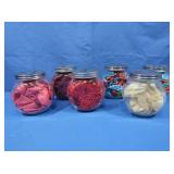 Asst Latex Ballons in Jars