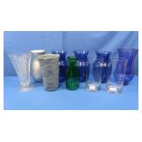 Asst Mixed Glass Vases