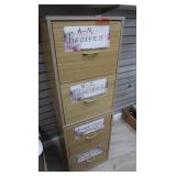 4-drawer Wooden File Cabinet 4