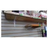 Shelf w/Hooks, Small Square Shelf