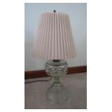 Electrified Oil Lamp w/Shade