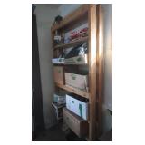 Wooden Shelving Unit 83Hx40Wx9"D