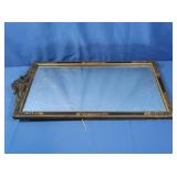 Etched Mirror, Wood Frames
