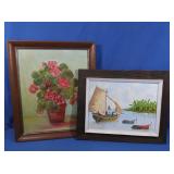 2 Paintings-artist signed