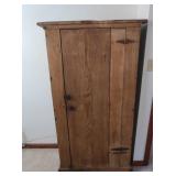 Antique Pitch Pine Primitive Cupboard 36x15x65"