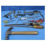 Tools-Hammer, Vise Grips, Screwdrivers