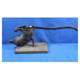 Antique Mounted Cast Iron Sausage Press