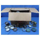 Vintage Canning Bands & Zinc/Glass Lids
