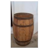 Wooden Barrel 24"x14" dia