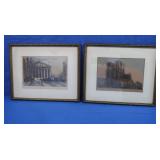 Artist Signed Prints-City Scapes incl Notre