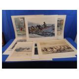 7 Collotype Museum Prints