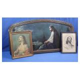 3 Framed Religious Artwork