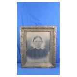 Antique Guilded Frame Picture Portrait