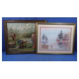 Antique Framed Print 22.5x18.5", Framed