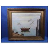 Framed Canvas Painting